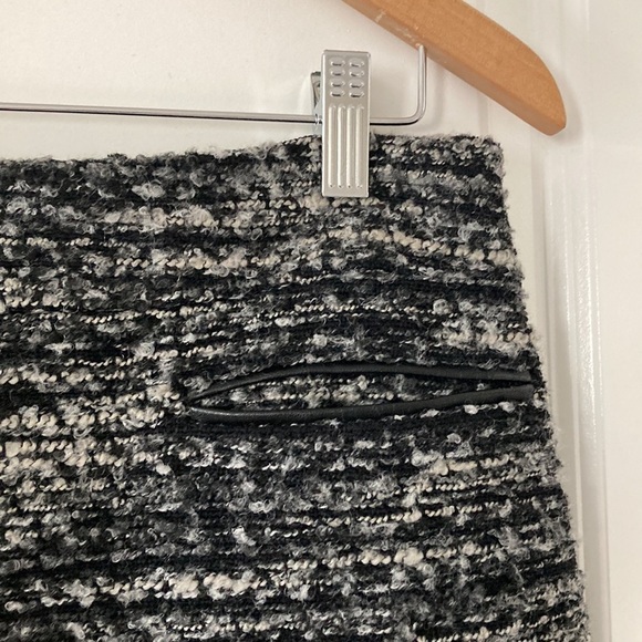 Ann Taylor 6 skirt black gray lined - Picture 4 of 15